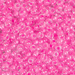 11/0 Miyuki Seed Beads #4299 Luminous Neon C/L Pink 22g