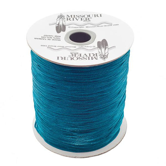 Bobine ronde de 1800 pieds de frange de châle vert turquoise