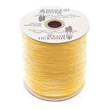 Bobine ronde de 1800 pieds de frange de châle jaune canari