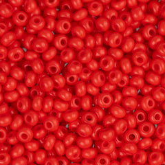 11/0 Czech Seed Beads #34912B Opaque Light Red 250g
