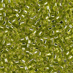 11/0 Delica Bead #0147 Silver Lined Chartreuse 5.2g