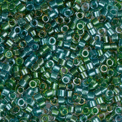 11/0 Delica Bead #0984 Aqua Teal Green Sparkle Lined 5.2g