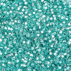 10/0 Czech Seed Beads Silver Lined Green 500g