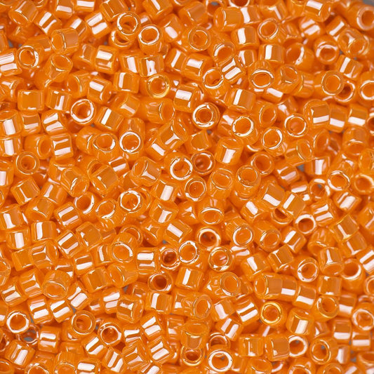 11/0 Delica Bead #1563 Orange Mandarin Opaque Luster 5.2g