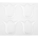 Epoxy Sticker, Tulip 1" Clear 10/pk