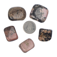 Rhodonite Tumbled Stone - Each