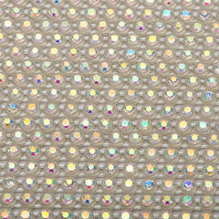 Plastic 2.4mm Crystal AB Rhinestone Banding by the Yard
