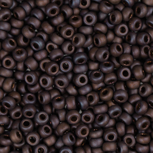 *11/0 Miyuki Seed Beads #2005 Matte Metallic Copper AB 22g