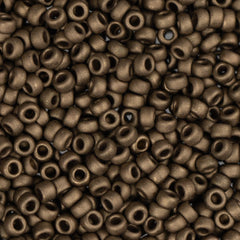 11/0 Miyuki Seed Beads #2006 Matte Metallic Dark Bronze 22g