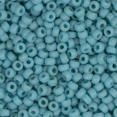 11/0 Miyuki Seed Beads #2029 Opaque Matte Blue Luster 22g