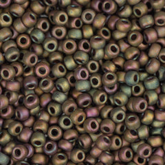 11/0 Miyuki Seed Beads #2035 Matte Metallic Pink AB Luster 22g
