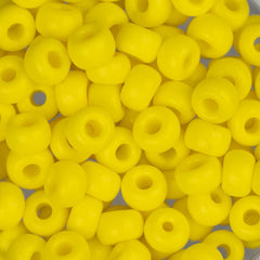 6/0 Miyuki Seed Beads #0404 Opaque Yellow 22g