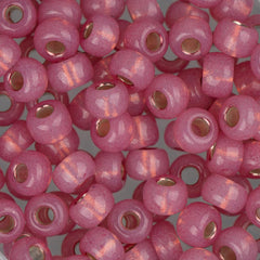 6/0 Miyuki Seed Beads #0645 S/L Dark Rose Opal Alabaster 22g