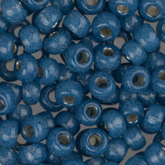 6/0 Miyuki Seed Beads 0648 S/L Denim Blue Opal Alabaster 22g
