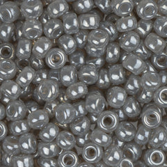 8/0 Miyuki Seed Beads #0526 Silver Grey Ceylon 22g