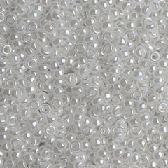 15/0 Miyuki Seed Beads #0528 White Pearl Ceylon 22g