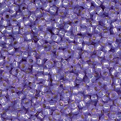15/0 Miyuki Seed Beads #0574 Lilac Opal Silver Lined 22g