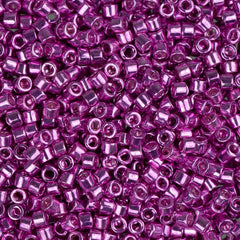 11/0 Delica Bead #0425 Hot Pink Galvanized 5.2g