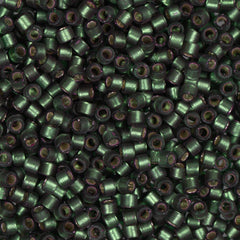 11/0 Delica Bead #0690 Leaf Green Semi-Matte 5.2g