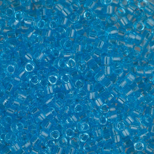 11/0 Perle Delica #1109 Bleu Océan Transparent 5.2g