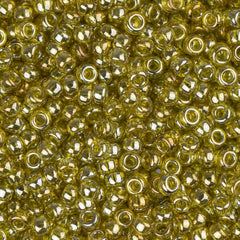 11/0 Miyuki Seed Beads #1889 Golden Olive Luster 22g