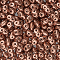 Czech Superduo Beads 24g Crystal Bronze Copper