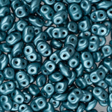 Czech Superduo Beads 24g Pastel Emerald