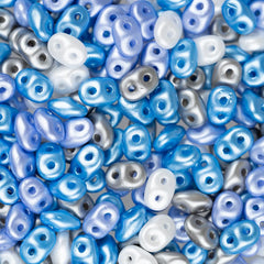 Czech Superduo Beads 24g Little Boy Blue