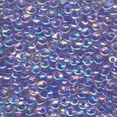 Magatama Beads #2150 Lavender Lined Crystal AB 23g