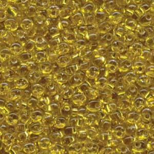 Magatama Beads #6 Silver Lined Yellow 23g
