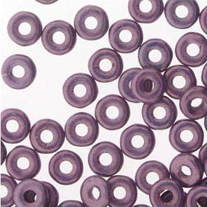 *Czech O Beads White Lilac Vega Luster 8.1g