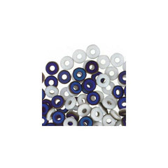 *Czech O Beads 8.1g Chalk White Azuro Matte