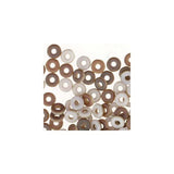 *Czech O Beads 8.1g Chalk White Celsian Matte