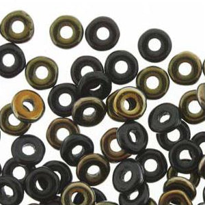 Tchèque O Beads 8.1g Jet Valentinite