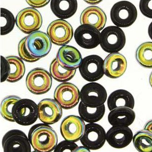 Tchèque O Beads 8.1g Jet Vitrail