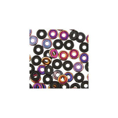 *Czech O Beads 8.1g Jet Sliperit