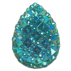 Emerald AB 18x25mm Tear Drop Sew On Stone #9055-12 10/pk