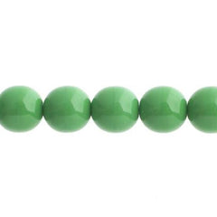 Czech Druk 3mm Beads 62/strand Opaque Green