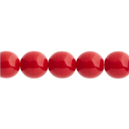 Czech Round Druk Beads 3mm Opaque Dark Red 62/strand