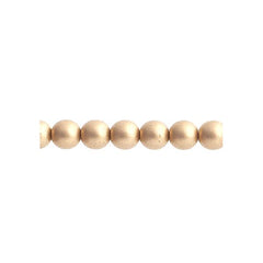Czech Druk 3mm Beads 62/strand Opaque Gold