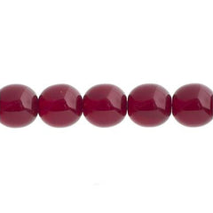 Czech Druk 3mm Beads 62/strand Trans Garnet