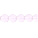 Czech Round Druk Beads 3mm Transparent Rose 62/strand