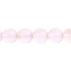 Czech Druk 3mm Beads 62/strand Trans Light Rose AB