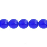 Czech Druk 3mm Beads 62/strand Trans Sapphire