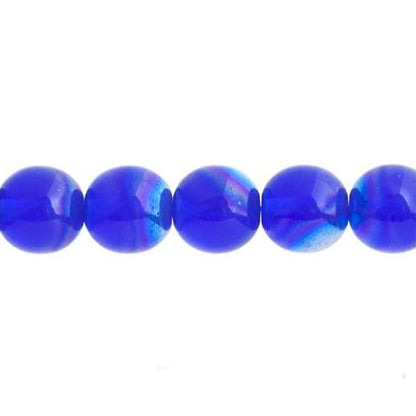 Czech Round Druk Beads 3mm Transparent Sapphire AB 62/strand