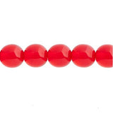Czech Druk 3mm Beads 62/strand Trans Light Siam