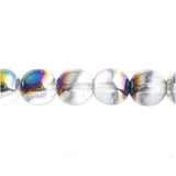 Czech Druk 3mm Beads 62/strand Trans Crystal Vitrail