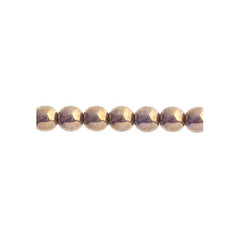 Czech Druk 3mm Beads 62/strand Trans Crystal Bronze
