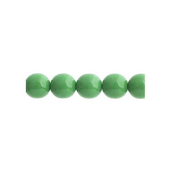 Czech Druk 4mm Beads 45/strand Opaque Green