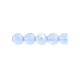 Czech Druk 4mm Beads 45/strand Trans Light Sapphire AB